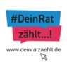 Logo von Dein Rat zählt. Es steht geschrieben: www.deinratzaehlt.de. Mit einem Klick auf das Bild öffnet sich die Internetseite von Dein Rat zählt.