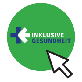 Man sieht das Logo Inklusive Gesundheit der KSL NRW