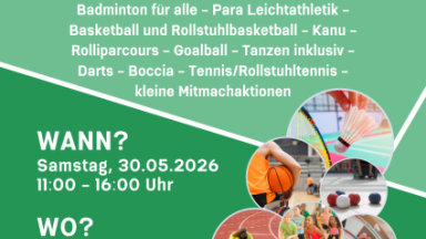 Plakat zum Inklusionssporttag Hagen bewegt